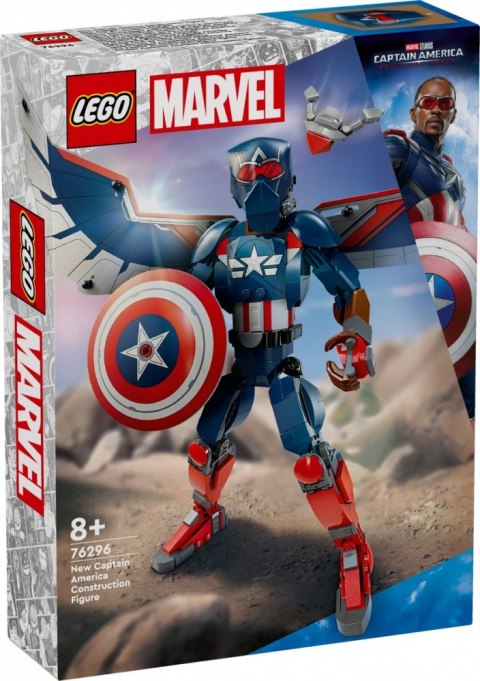 Klocki super heroes 76296 figurka nowego kapitana ameryki Klocki super heroes 76296 figurka nowego kapitana ameryki