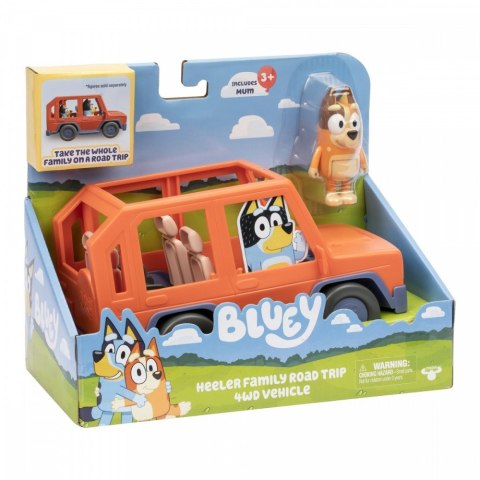 Zestaw bluey samochód 4 x4 chilli