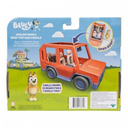 Zestaw bluey samochód 4 x4 chilli