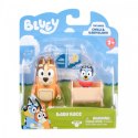 Zestaw figurek bluey 2-pak baby bluey i chilli