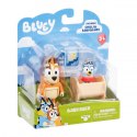 Zestaw figurek bluey 2-pak baby bluey i chilli