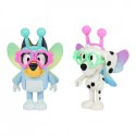 Zestaw figurek bluey 2-pak baby bluey i chloe