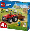 Klocki city 60461 czerwony traktor z przyczepą i owcą