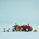 Klocki city 60461 czerwony traktor z przyczepą i owcą