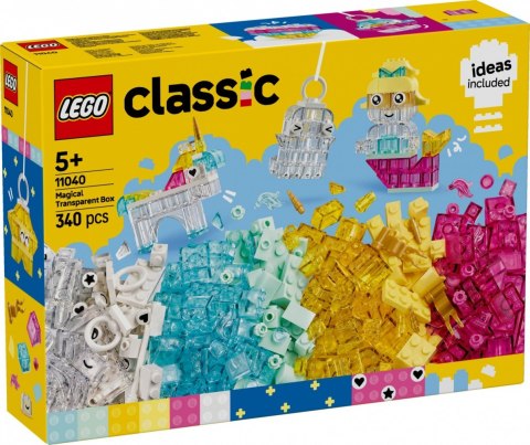 Klocki classic 11040 magiczny zestaw z przezroczystymi klockami Klocki classic 11040 magiczny zestaw z przezroczystymi klockami