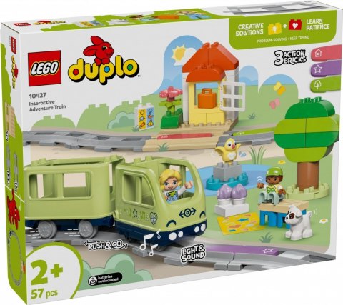 Klocki duplo 10427 przygoda z interaktywnym pociągiem Klocki duplo 10427 przygoda z interaktywnym pociągiem