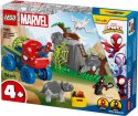 Klocki spidey 11199 misja ratunkowa zespołu spidey'ego w dinoterenówce