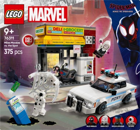 Klocki super heroes 76311 multiwersum: miles morales kontra spot Klocki super heroes 76311 multiwersum: miles morales kontra spot