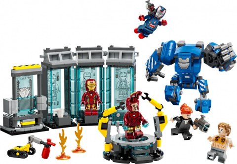 Klocki super heroes 76315 laboratorium iron mana: zbrojownia Klocki super heroes 76315 laboratorium iron mana: zbrojownia