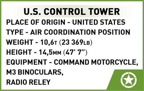 Klocki u.s. control tower 664 klocki Klocki u.s. control tower 664 klocki