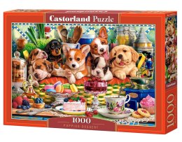 Puzzle 1000 elementów deser szczeniaczków