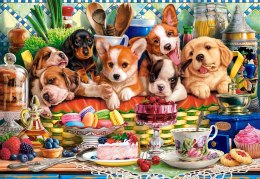 Puzzle 1000 elementów deser szczeniaczków