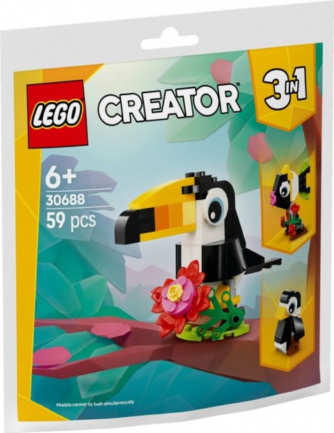 Klocki creator 30688 tropikalny tukan