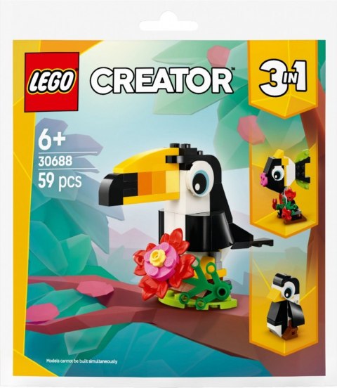 Klocki creator 30688 tropikalny tukan Klocki creator 30688 tropikalny tukan
