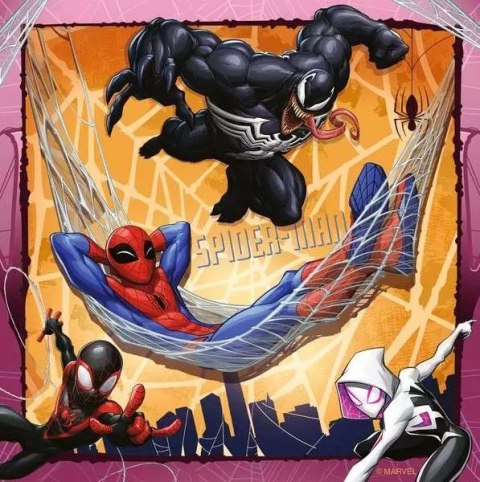 Puzzle 3x49 elementów spiderman Puzzle 3x49 elementów spiderman