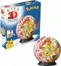 Puzzle 3d kula pokemon postacie pokemony