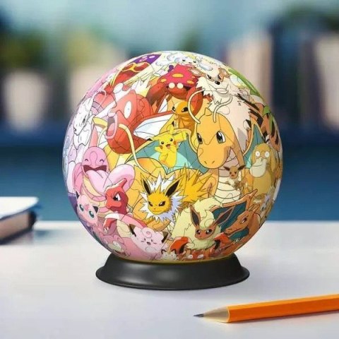 Puzzle 3d kula pokemon postacie pokemony Puzzle 3d kula pokemon postacie pokemony