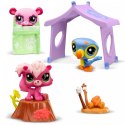 Zestaw 3 figurek littlest pet shop camping