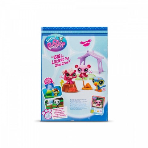 Zestaw 3 figurek littlest pet shop camping Zestaw 3 figurek littlest pet shop camping