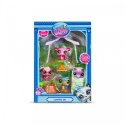 Zestaw 3 figurek littlest pet shop camping
