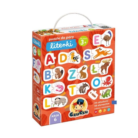Puzzle do pary - literki Puzzle do pary - literki