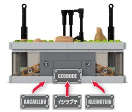 Klocki pokemon mini motion geodude