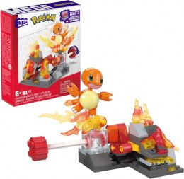 Klocki mega pokemon ognisty atak charmandera