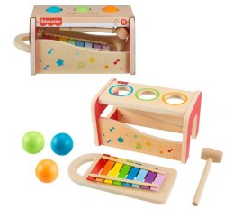 Wood zabawka muzyczna cymbałki drewno