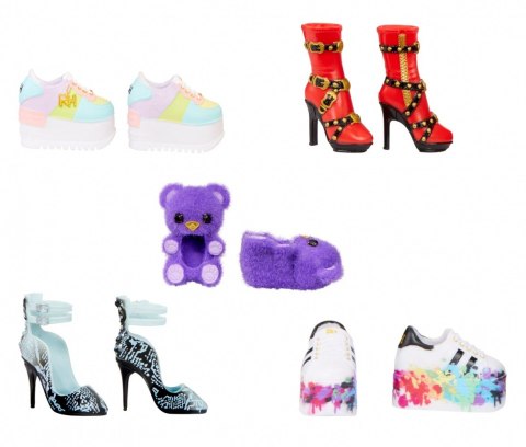 Akcesoria rainbow high buty asortyment 1 sztuka Akcesoria rainbow high buty asortyment 1 sztuka