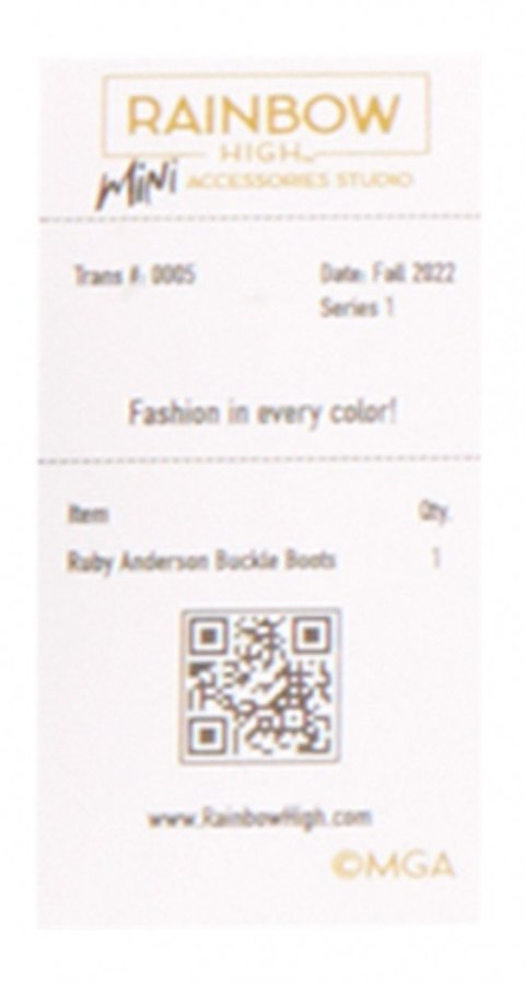 Akcesoria rainbow high buty display 27 sztuk Akcesoria rainbow high buty display 27 sztuk