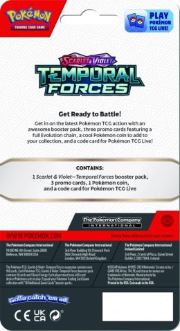 Karty scarlet & violet - temporal forces - premium checklane blister - baxcalibur