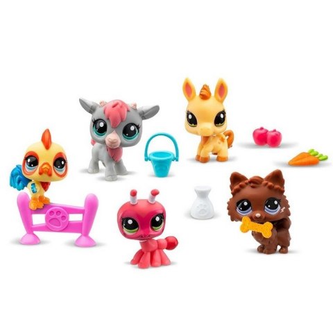 Zestaw Littlest Pet Shop Farm Besties Farma Hasbro #G2 Zestaw Littlest Pet Shop Farm Besties Farma Hasbro #G2