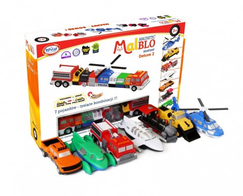 Zestaw malblo magnetyczne pojazdy delux 2 Zestaw malblo magnetyczne pojazdy delux 2