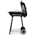 Grill węglowy ogrodowy z pokrywą na zawiasach + kółka MultiGarden