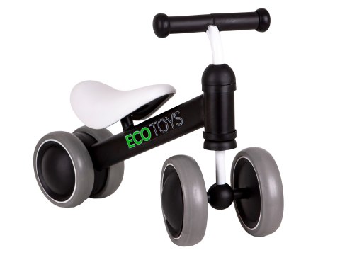 Rowerek biegowy treningowy mini rower dla dzieci czarny ECOTOYS Rowerek biegowy treningowy mini rower dla dzieci czarny ECOTOYS