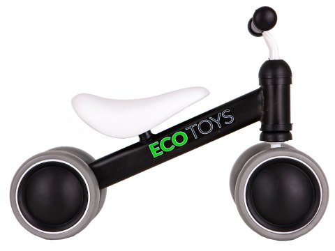 Rowerek biegowy treningowy mini rower dla dzieci czarny ECOTOYS Rowerek biegowy treningowy mini rower dla dzieci czarny ECOTOYS