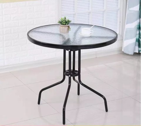 Stolik ogrodowy 60 cm szkło hartowane stół na ogród taras balkon MultiGarden Stolik ogrodowy 60 cm szkło hartowane stół na ogród taras balkon MultiGarden