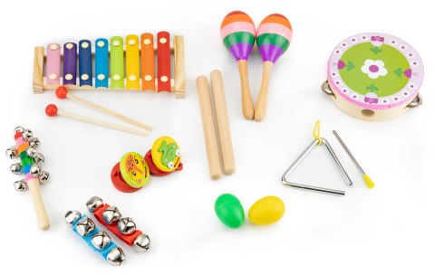 Zestaw muzyczny 14 instrumentów + torba ECOTOYS Zestaw muzyczny 14 instrumentów + torba ECOTOYS