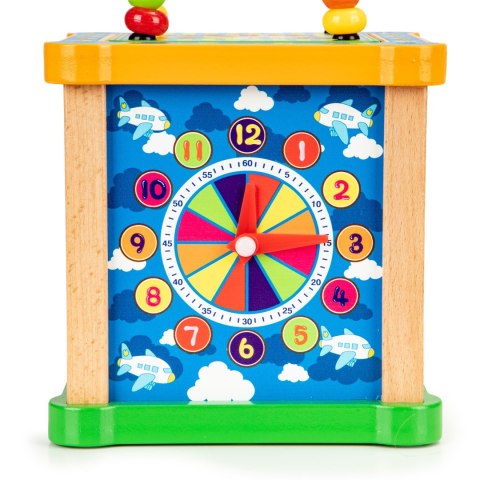 Drewniana kostka edukacyjna, tablica sorter mula ECOTOYS Drewniana kostka edukacyjna, tablica sorter mula ECOTOYS