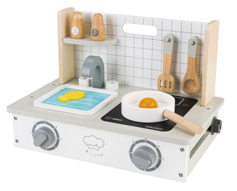 Drewniana kuchenka z akcesoriami mini kuchnia ECOTOYS Drewniana kuchenka z akcesoriami mini kuchnia ECOTOYS