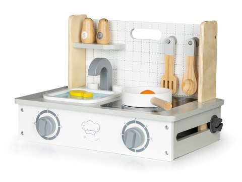 Drewniana kuchenka z akcesoriami mini kuchnia ECOTOYS Drewniana kuchenka z akcesoriami mini kuchnia ECOTOYS