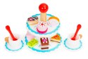 Drewniane ciastka cukiernia patera zestaw ECOTOYS
