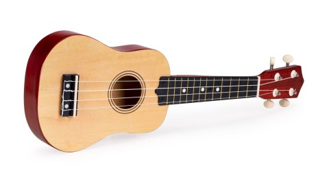 Gitara ukulele dla dzieci drewniana 4 struny nylonowe ECOTOYS Gitara ukulele dla dzieci drewniana 4 struny nylonowe ECOTOYS