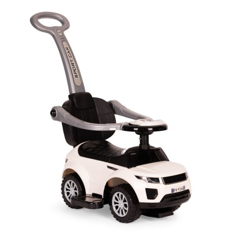 Jeździk chodzik pchacz 3w1 autko super car biały Jeździk chodzik pchacz 3w1 autko super car biały