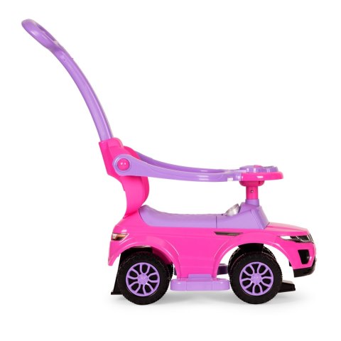 Jeździk chodzik pchacz 3w1 autko super car różowy Jeździk chodzik pchacz 3w1 autko super car różowy