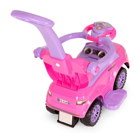 Jeździk chodzik pchacz 3w1 autko super car różowy Jeździk chodzik pchacz 3w1 autko super car różowy