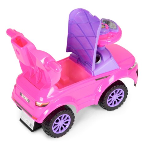 Jeździk chodzik pchacz 3w1 autko super car różowy Jeździk chodzik pchacz 3w1 autko super car różowy