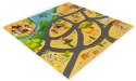 Mata piankowa dla dzieci puzzle safari 9el 93x93cm ECOTOYS