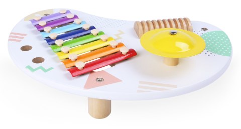 Stolik z instrumentami stół muzyczny cymbałki +18m ECOTOYS Stolik z instrumentami stół muzyczny cymbałki +18m ECOTOYS