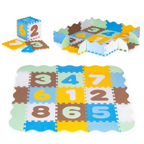 Mata piankowa edukacyjna kojec puzzle podkład dla dzieci Mata piankowa edukacyjna kojec puzzle podkład dla dzieci